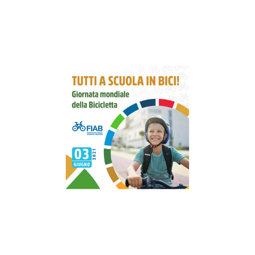 a scuola in bici